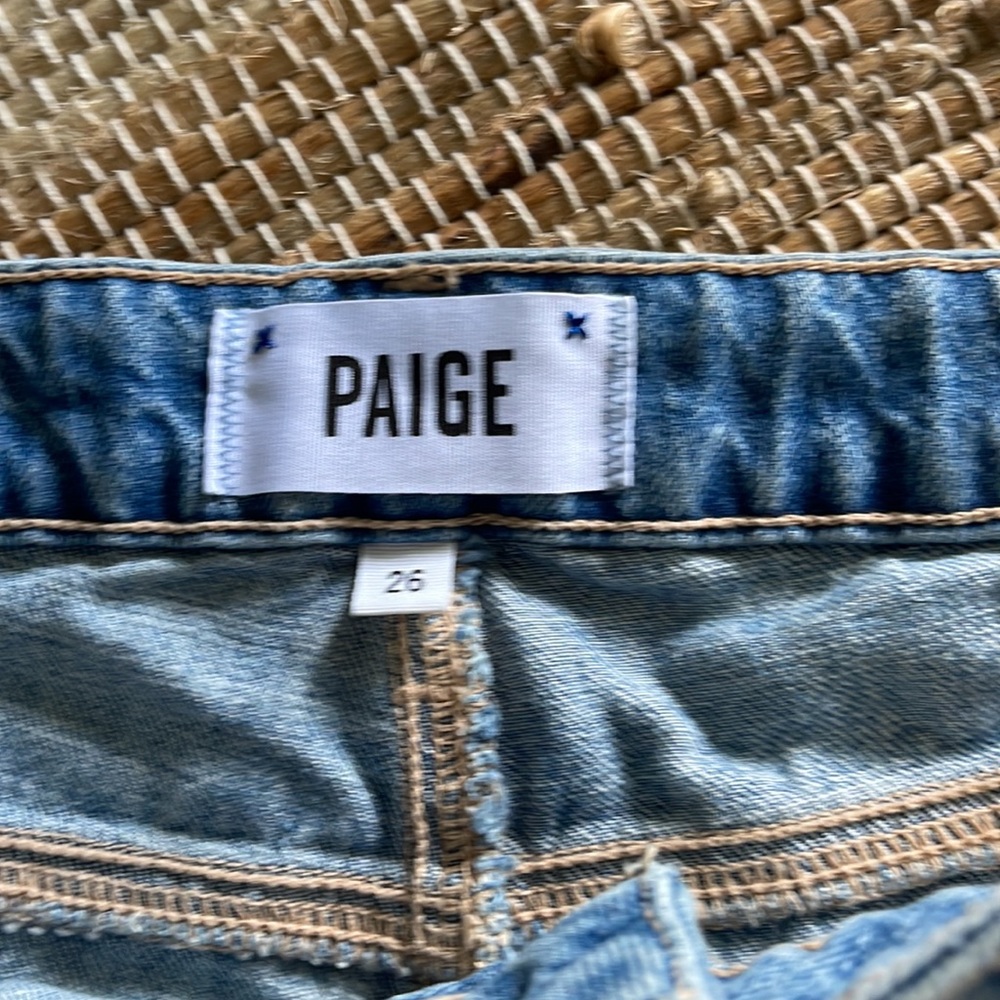 Paige Callie high rise boyfriend short . NWT 26 - Picture 3 of 9